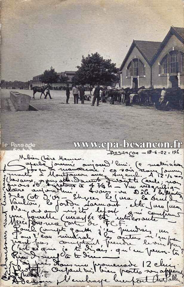 Le Pansage - Besançon - 18 juin 1902